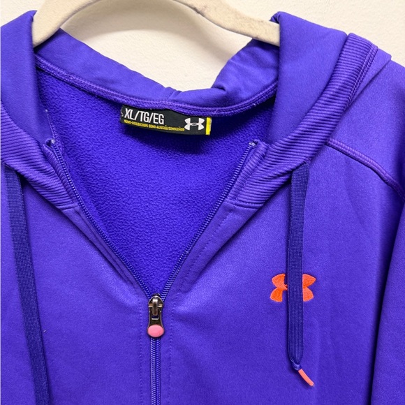 Under Armour Vibrant Purple Hoodie - Picture 3 of 7